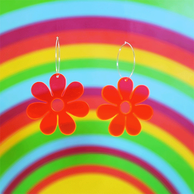 The Hazey Dazey Hoop Earrings