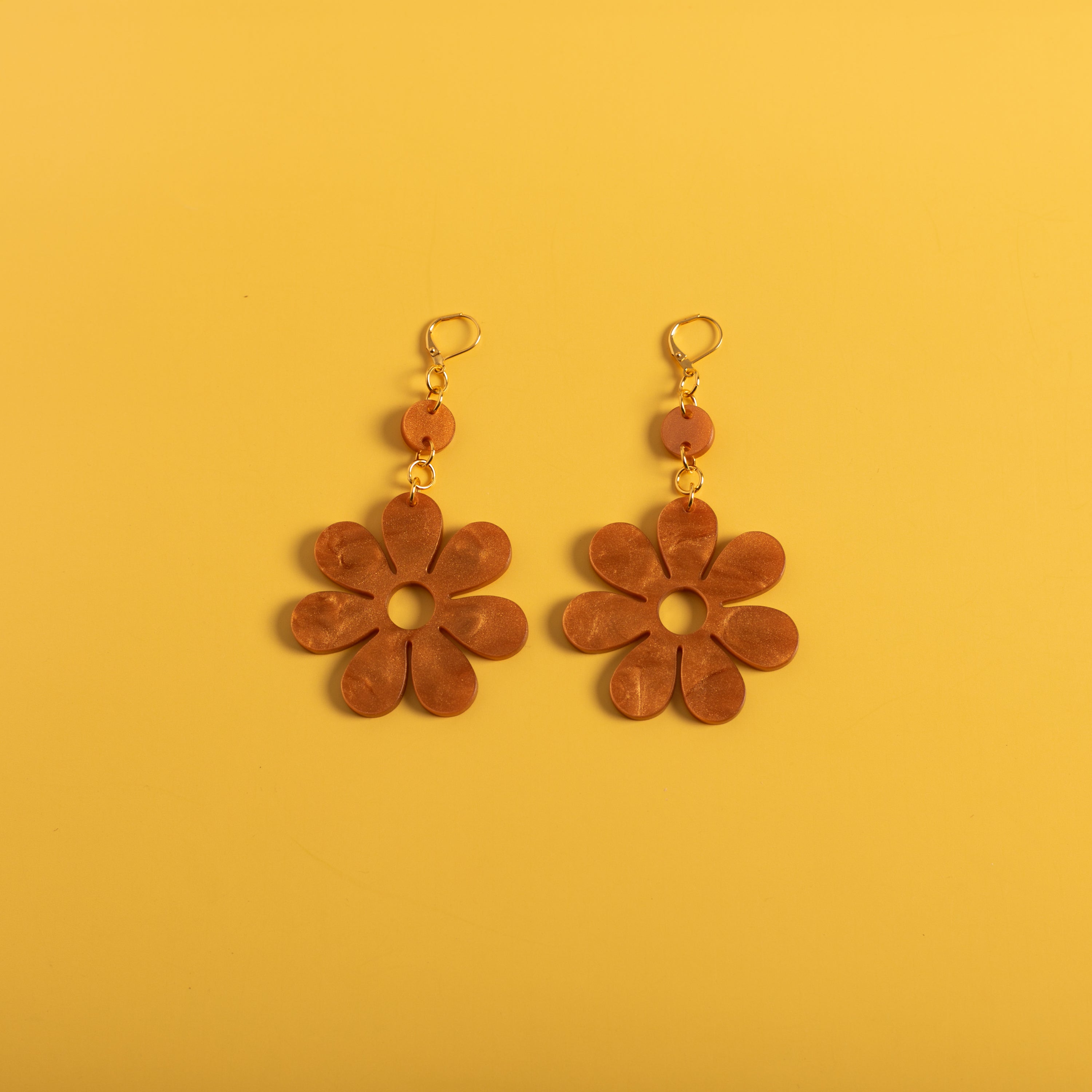 The Hazey Dazey Dot & Chain Earrings