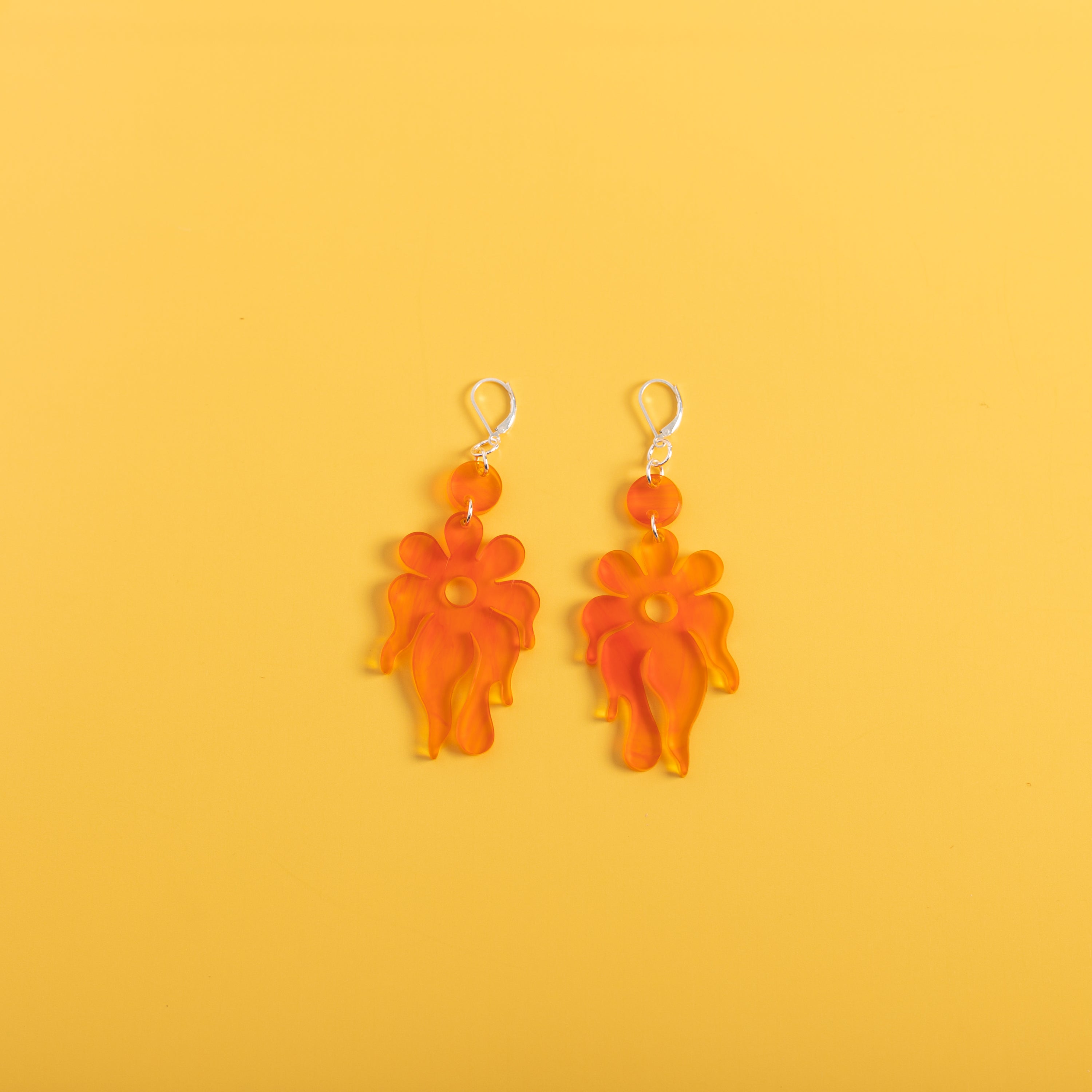 The MindFlower Dot & Chain Earrings