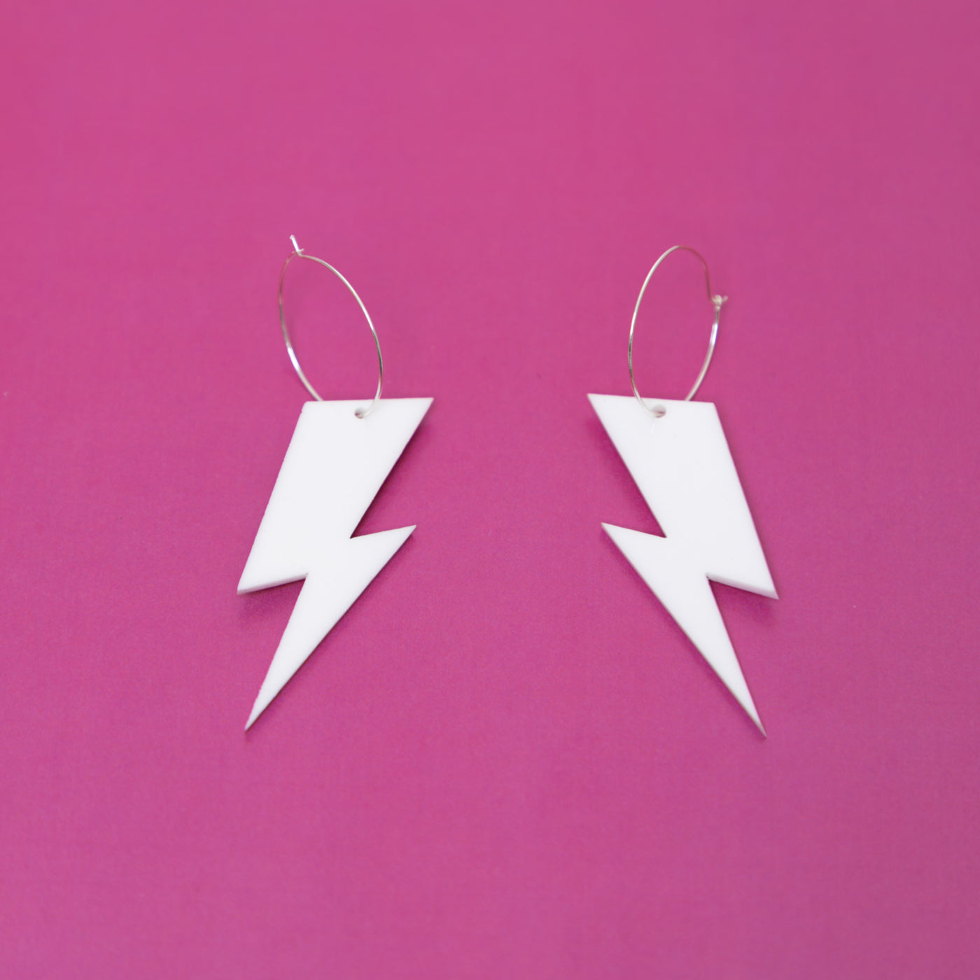 The Ziggy Bolt Hoop Earrings