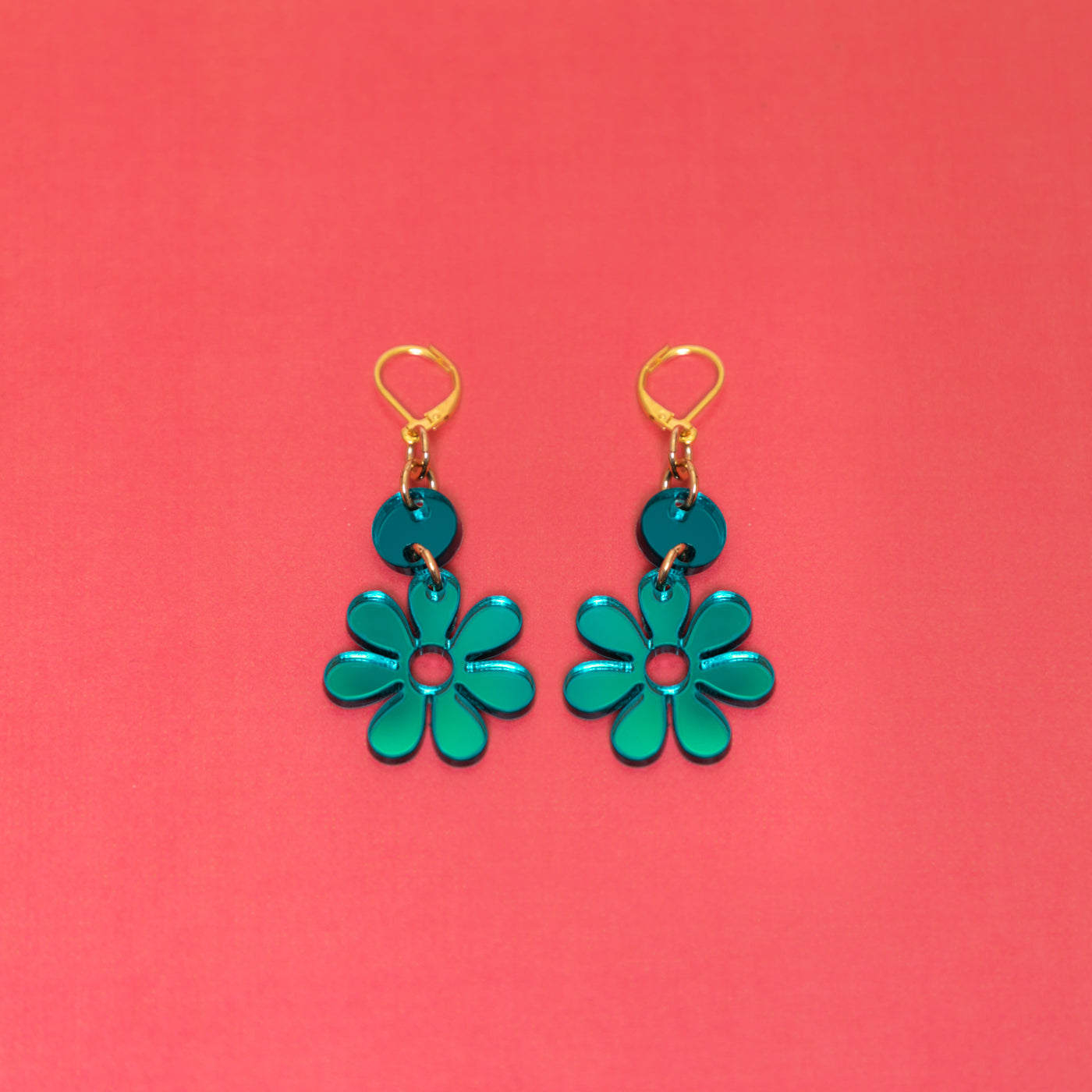 The Hazey Dazey Dot & Chain Earrings