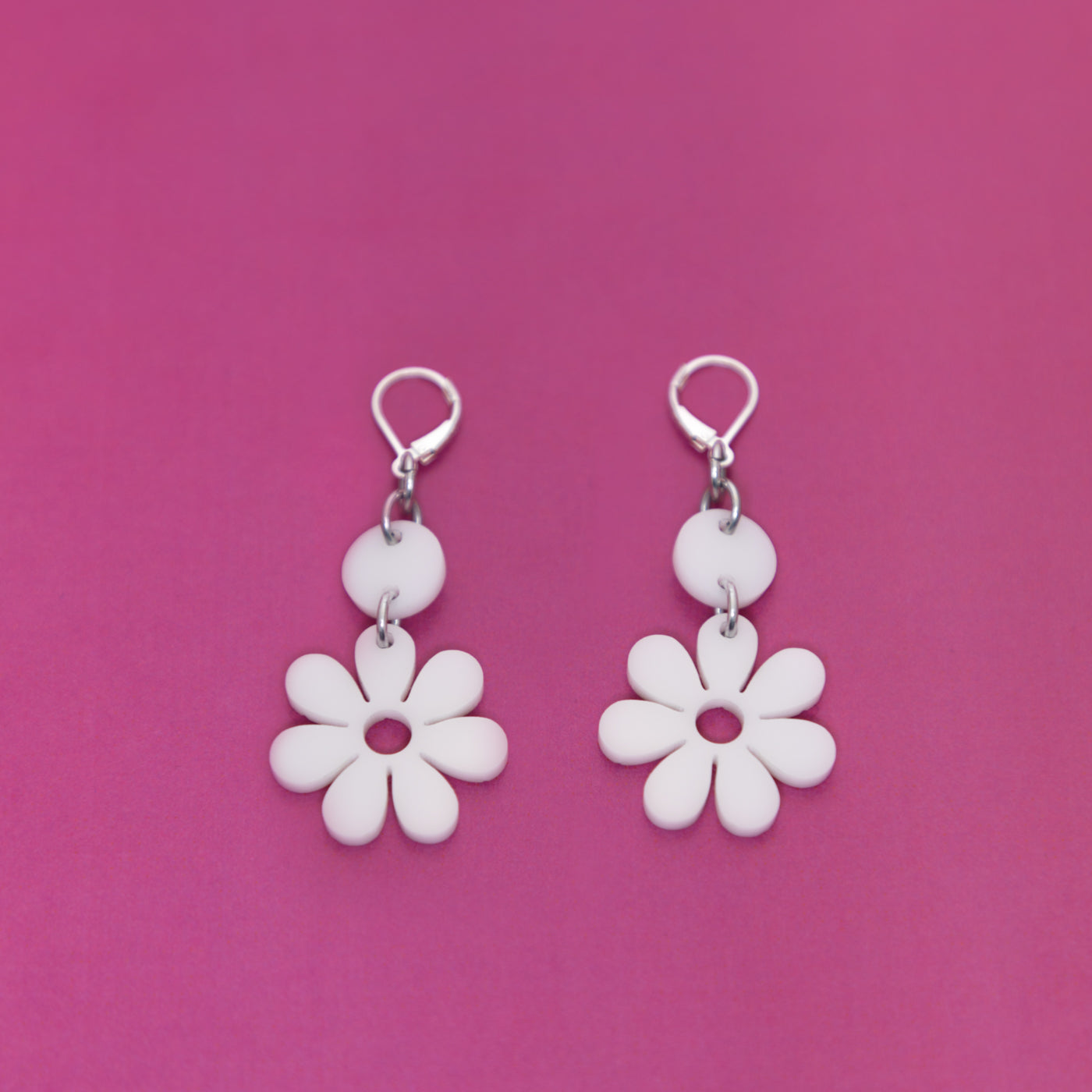The Baby Hazey Dazey Dot & Chain Earrings