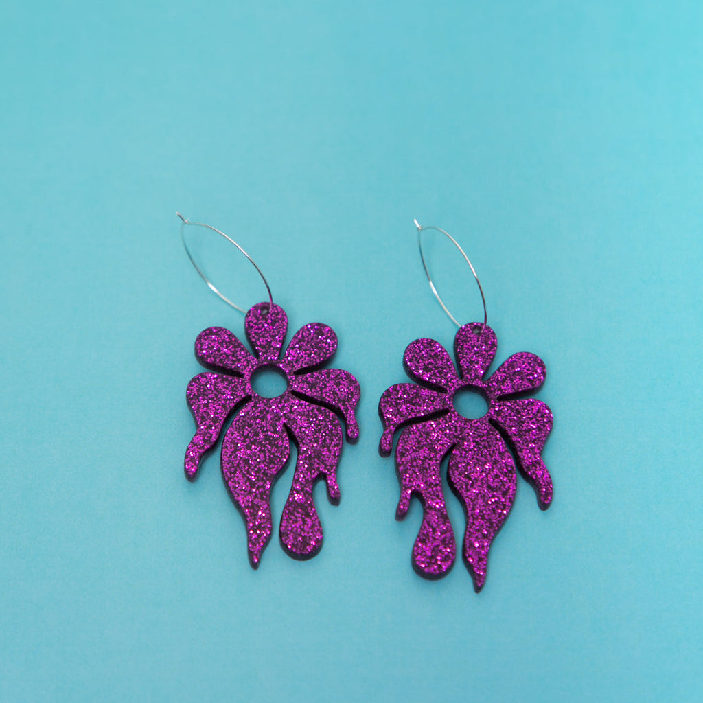 The MindFlower Hoop Earring