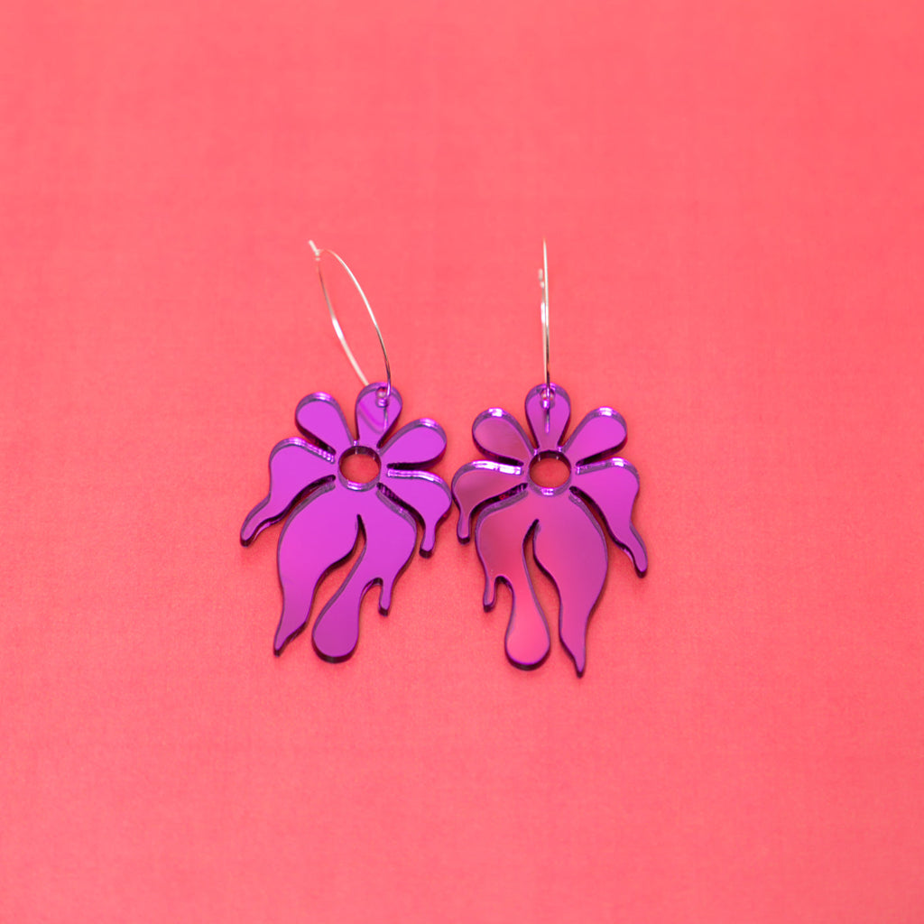 The MindFlower Hoop Earring