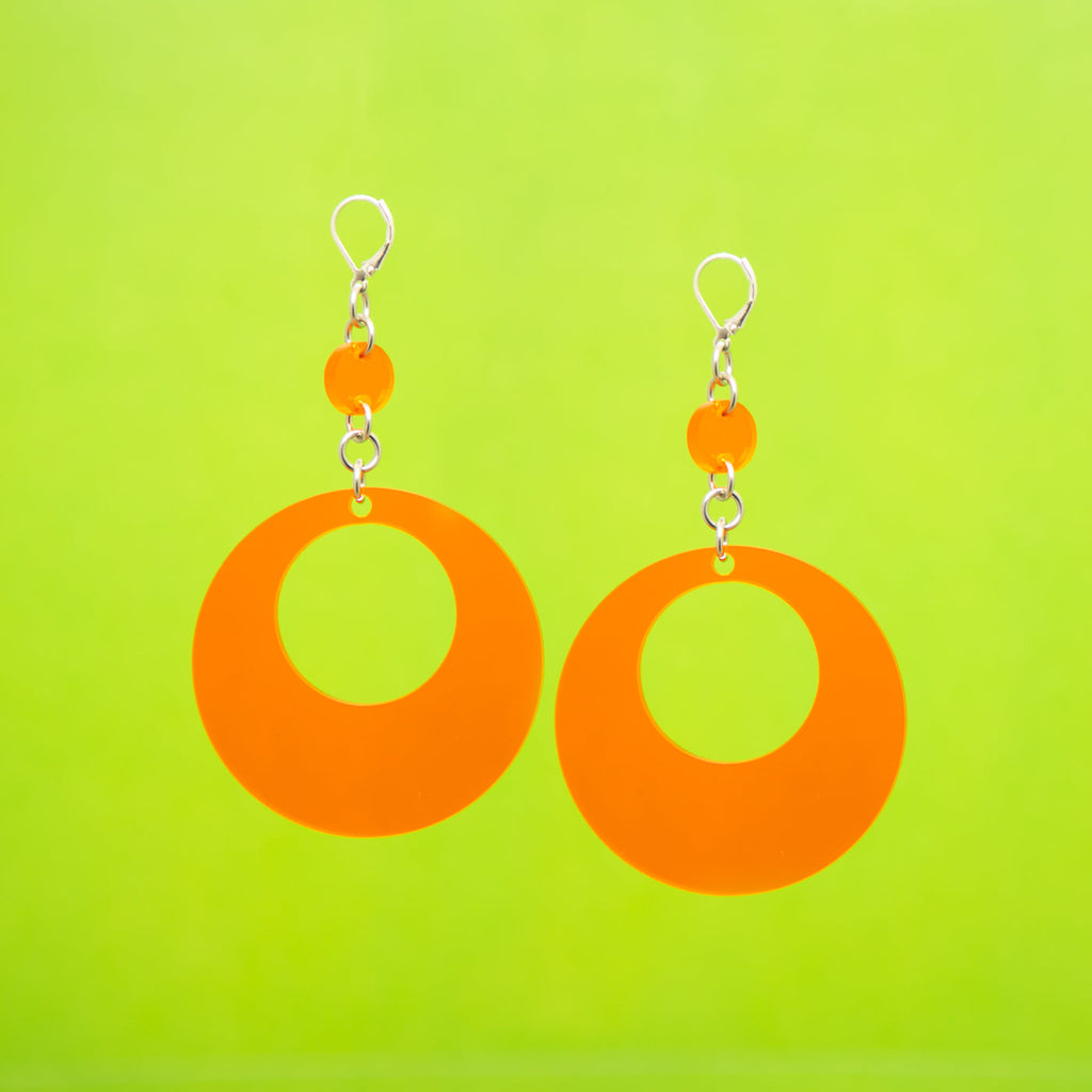 Oh Mod! Dot & Chain Earrings