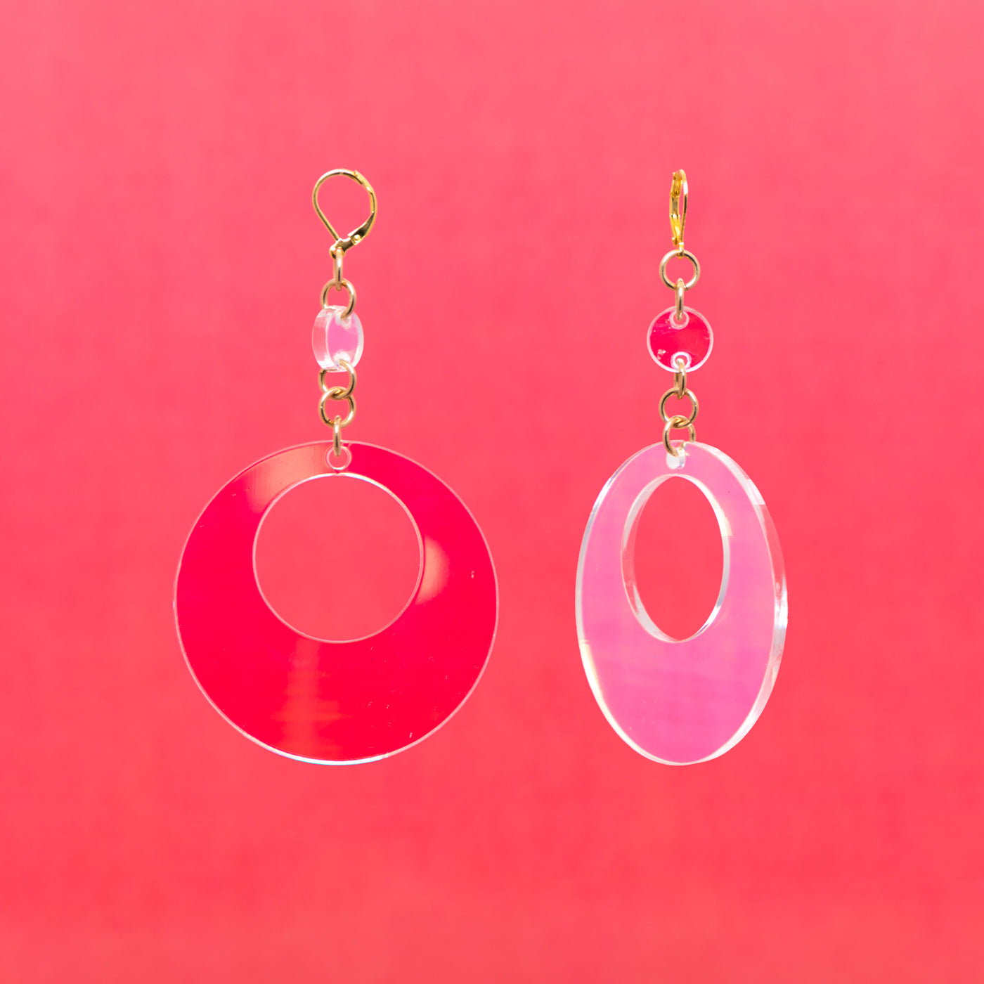 Oh Mod! Dot & Chain Earrings