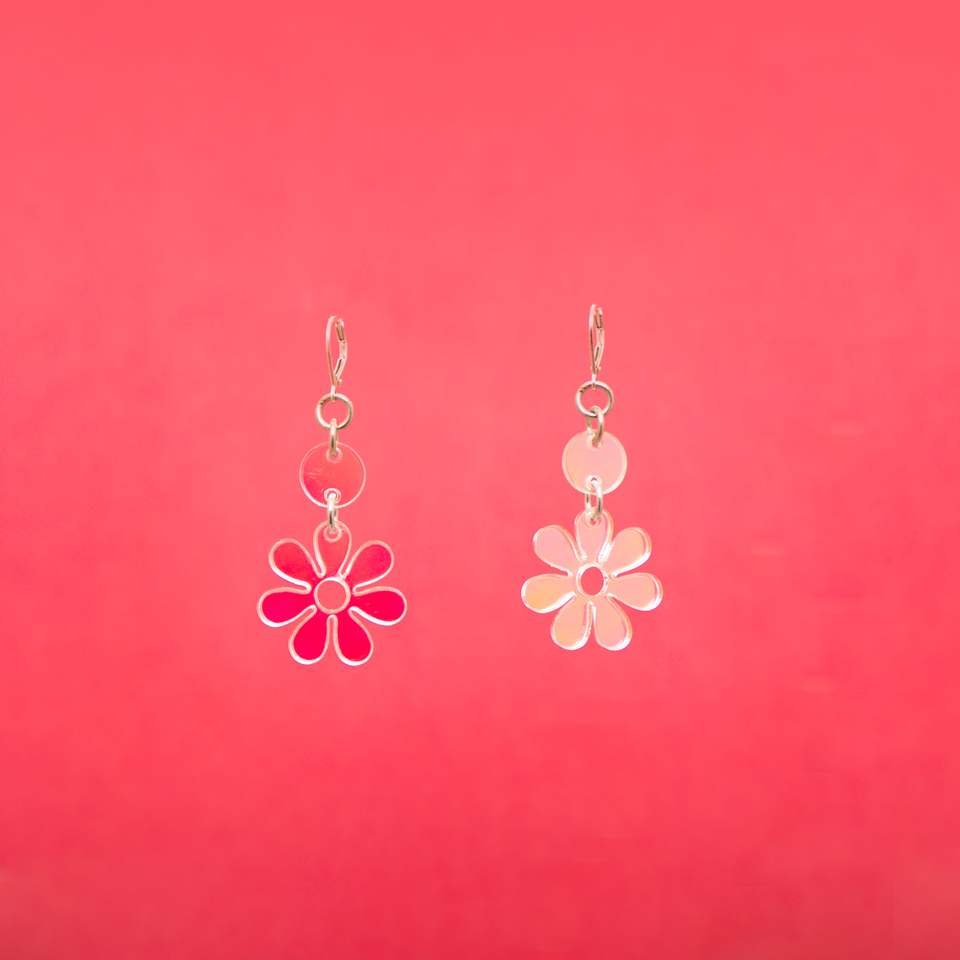 The Baby Hazey Dazey Dot & Chain Earrings