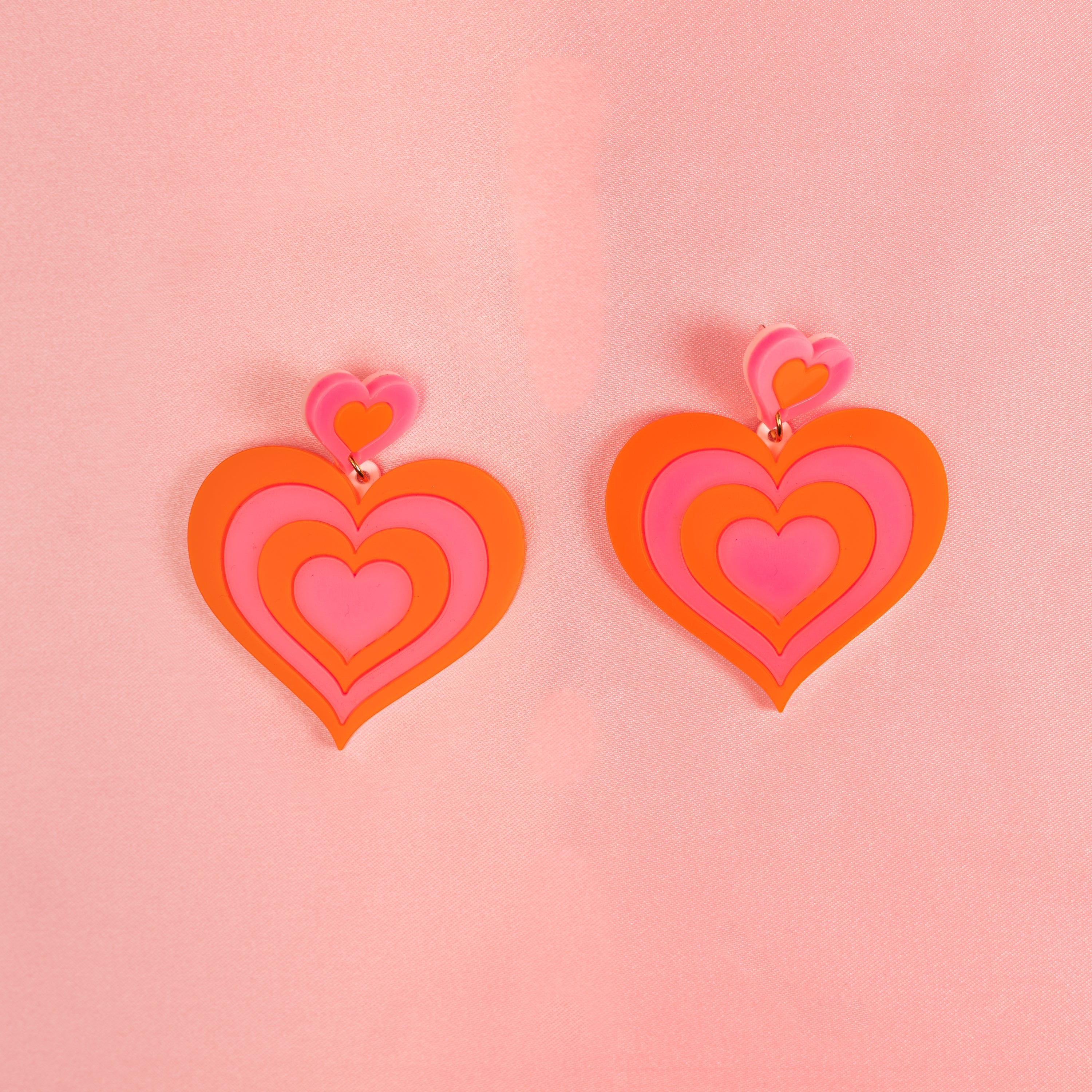 Free Love Hanging Stud Earrings