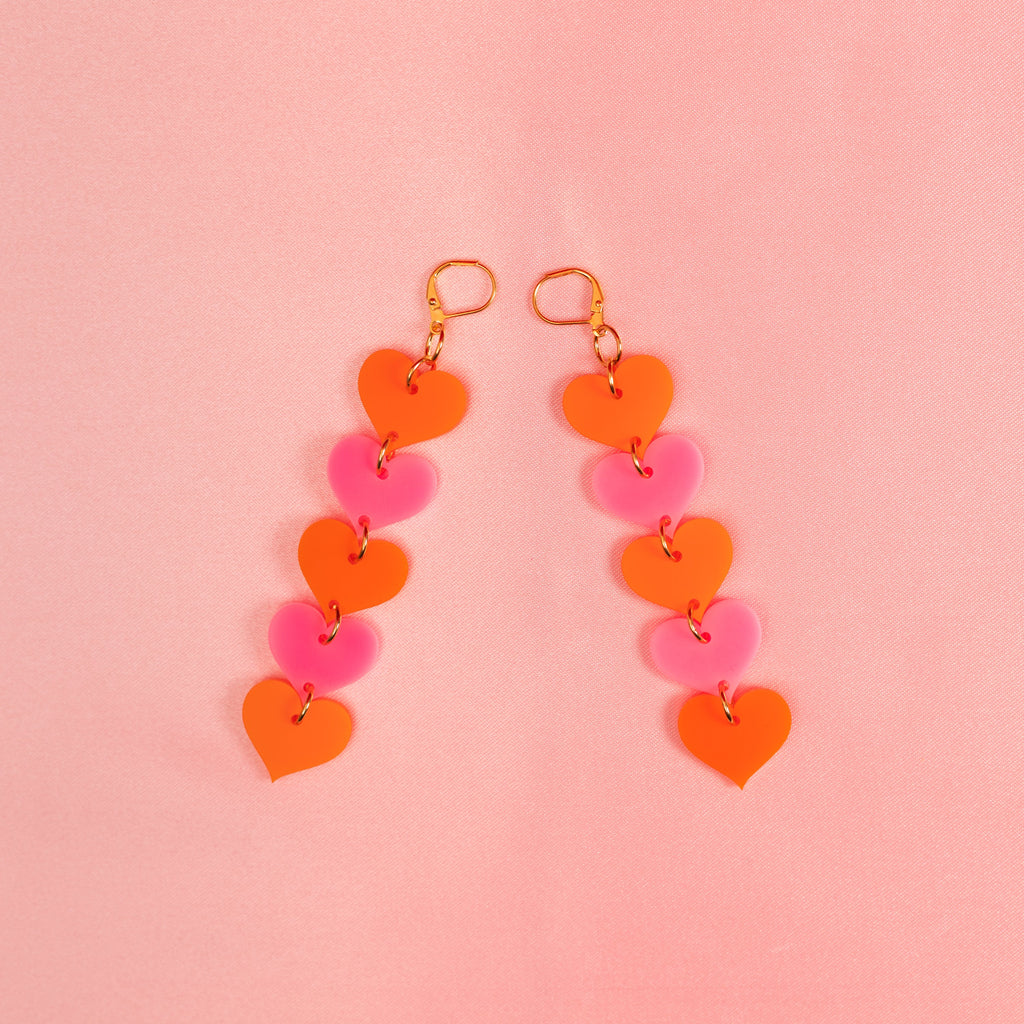 Love Chain Dangle Earrings