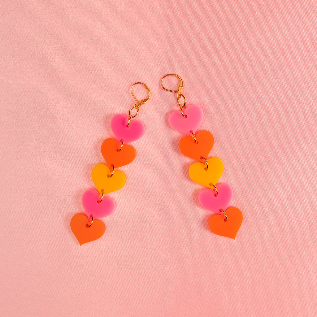 Love Chain Dangle Earrings