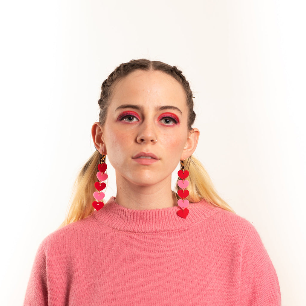 Love Chain Dangle Earrings