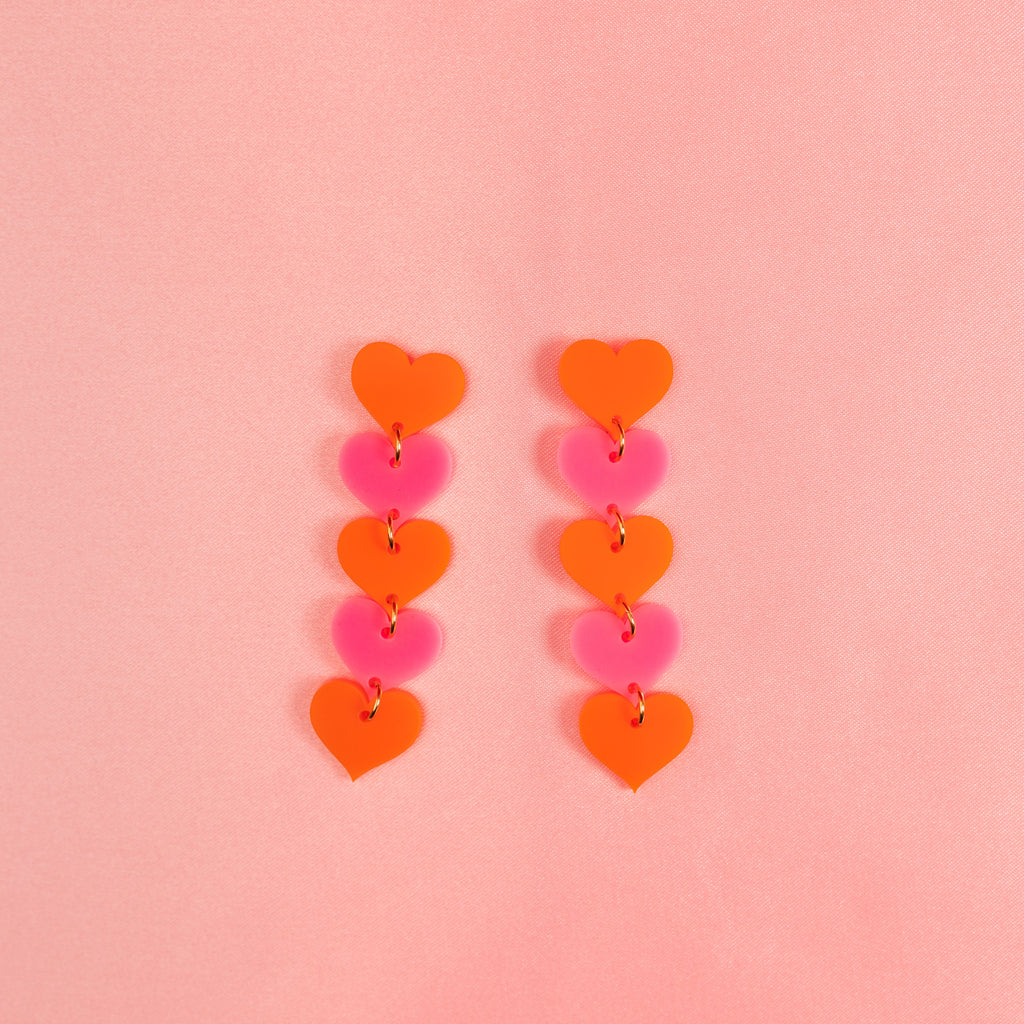 Love Chain Stud Earrings