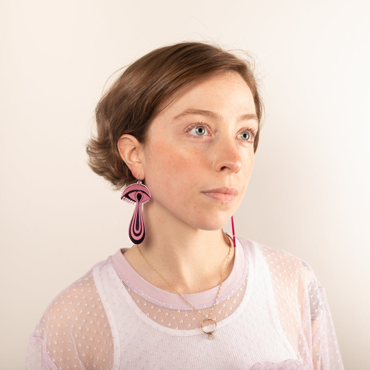 The Mind's Eye Engrave Hoop Earrings