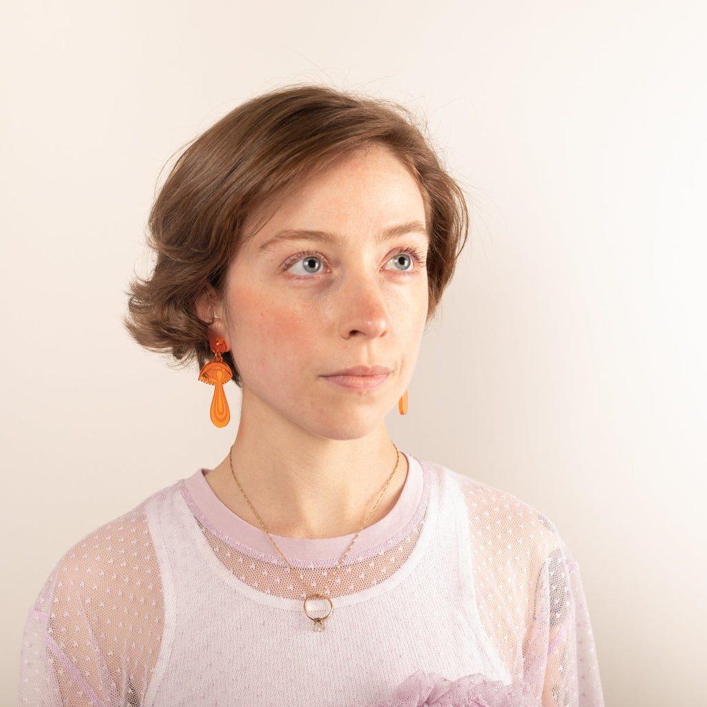 The Mind's Eye Engrave Stud Earrings