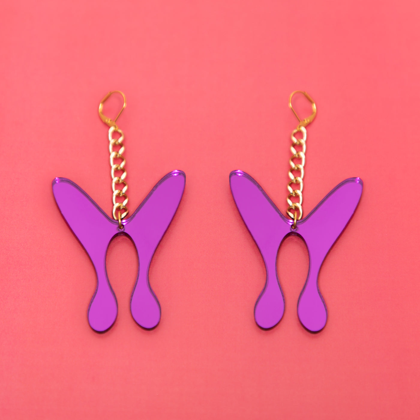 The Nova ButterFly Chain Earrings