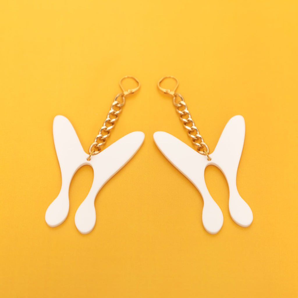 The Nova ButterFly Chain Earrings