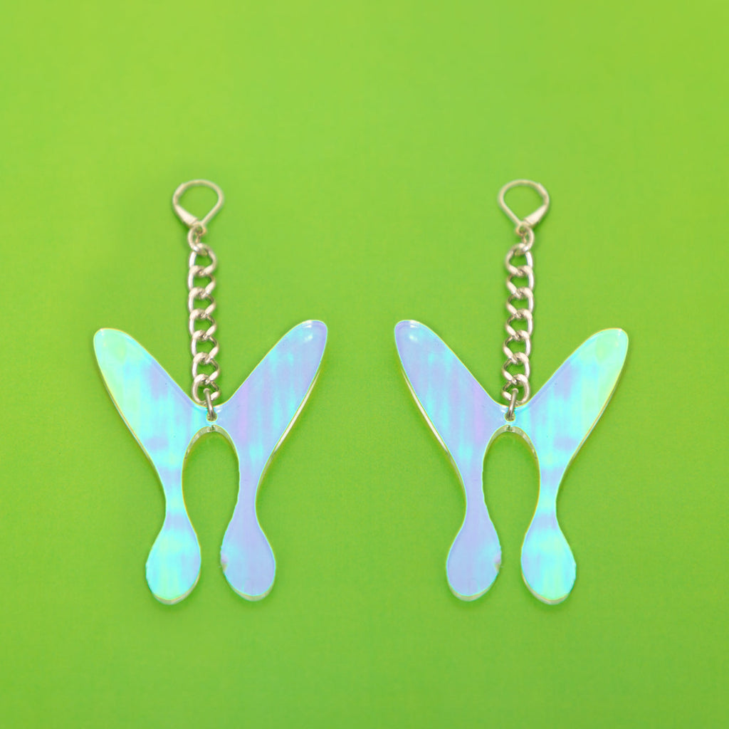 The Nova ButterFly Chain Earrings