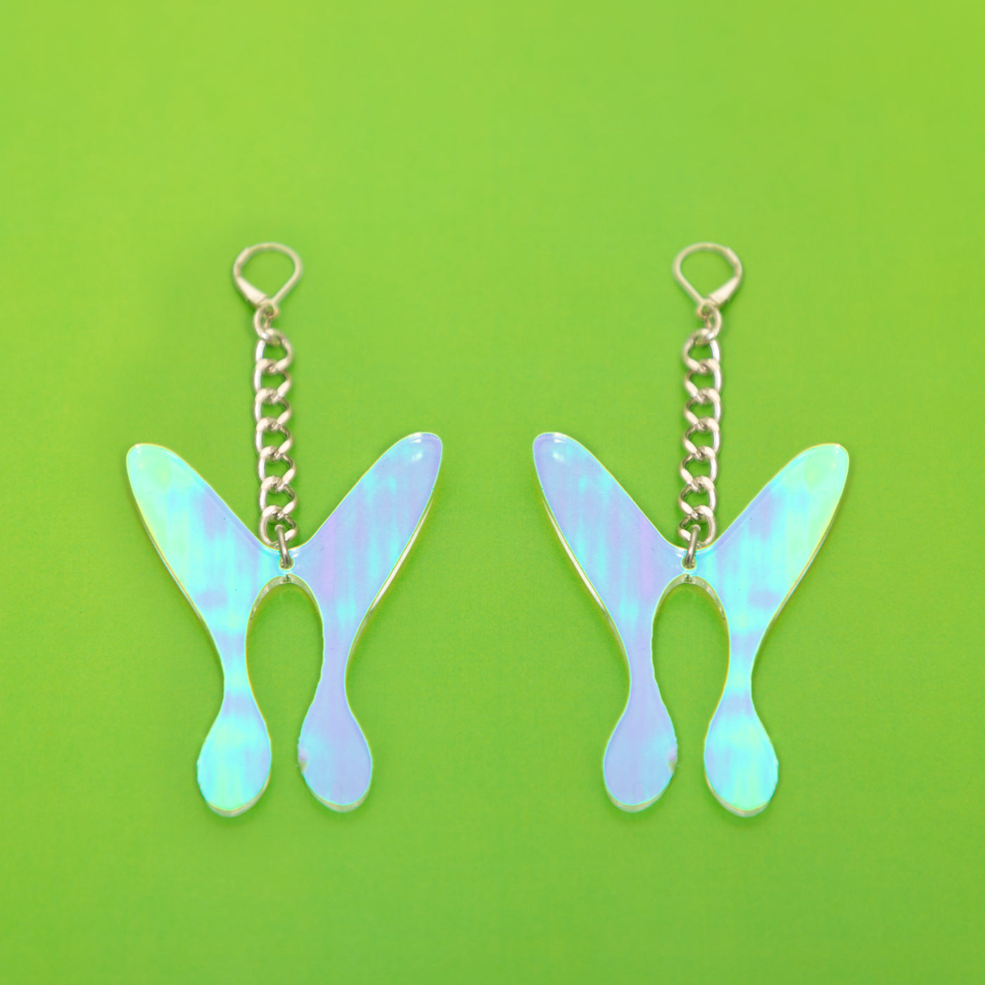 The Nova ButterFly Chain Earrings
