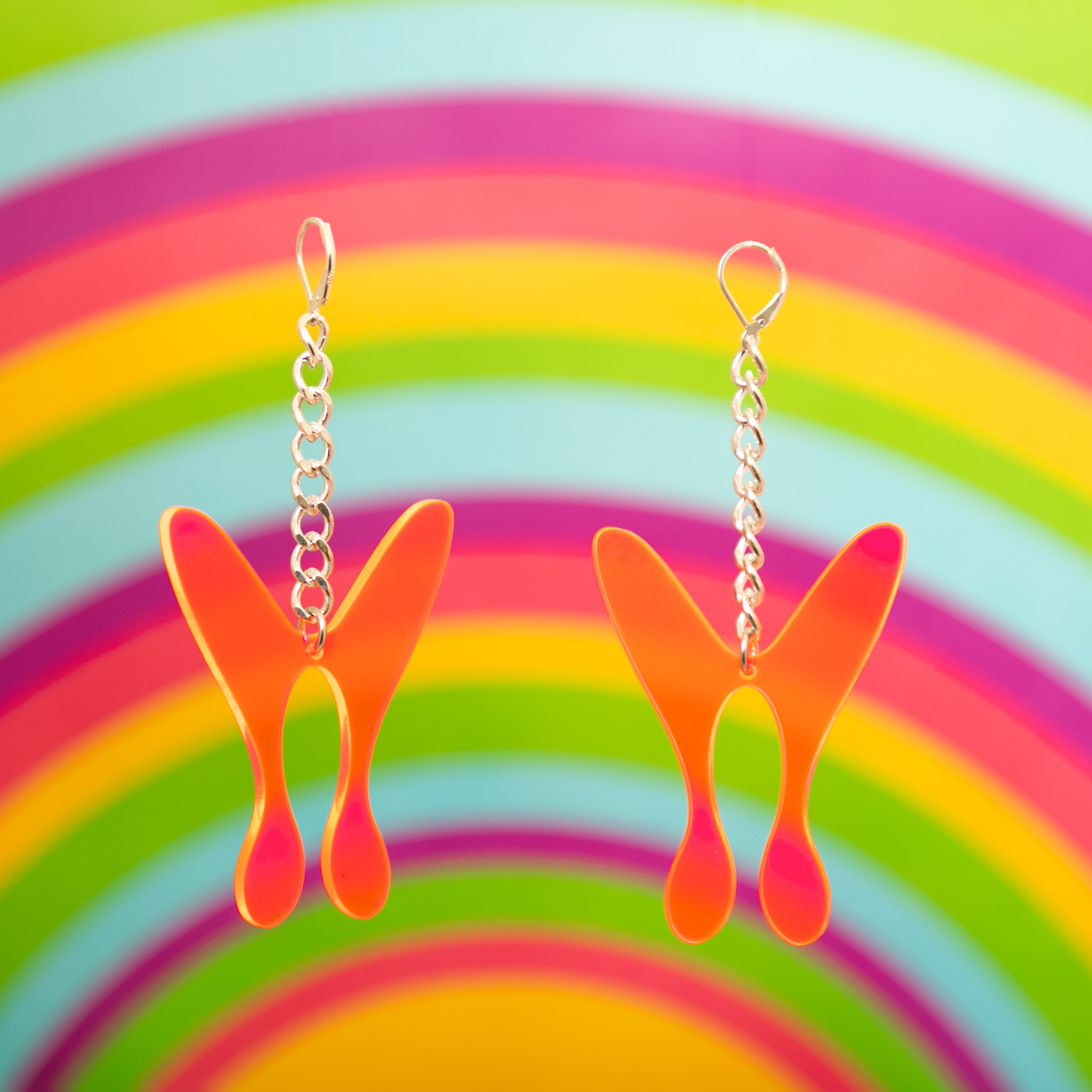The Nova ButterFly Chain Earrings