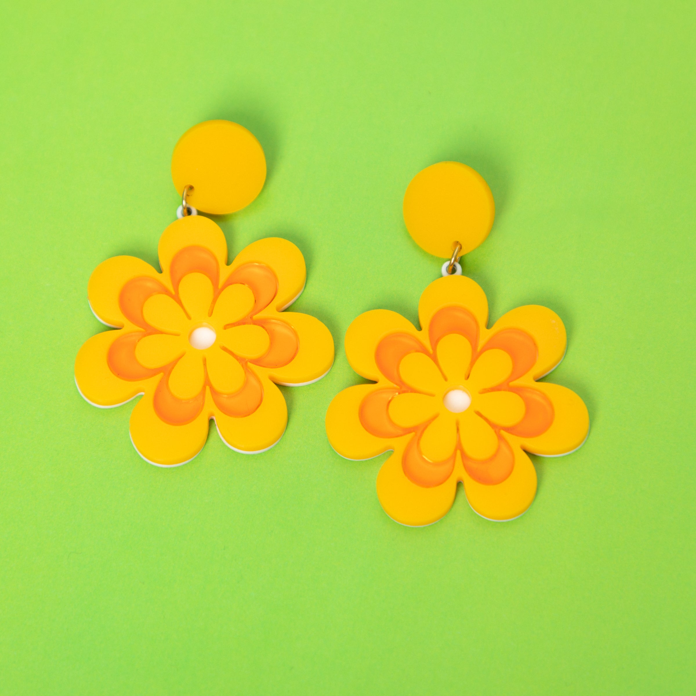 The Candy Daisy Hanging Stud Earrings