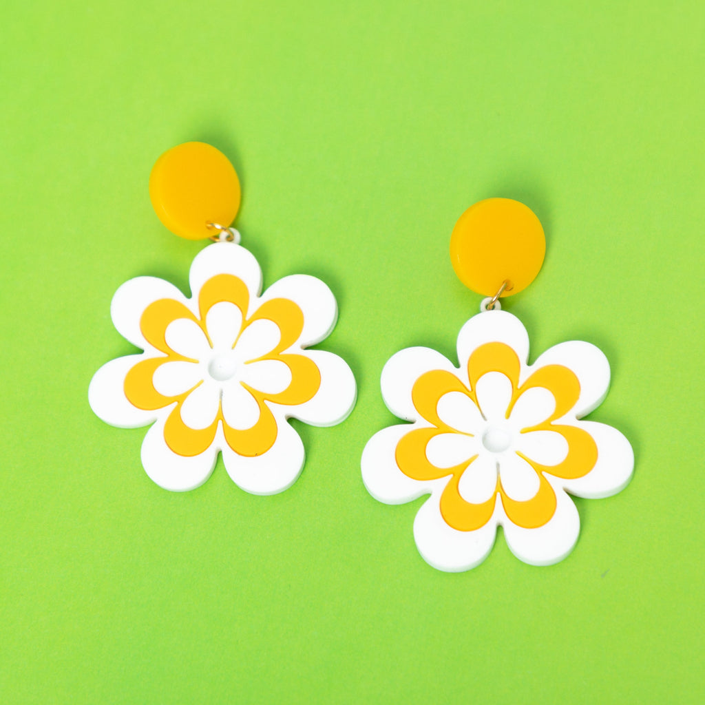 The Candy Daisy Hanging Stud Earrings