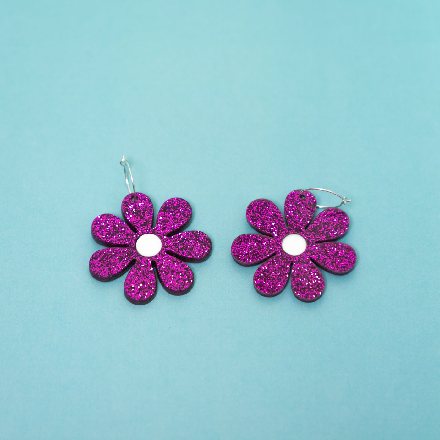 The Daisy Hoop Earrings