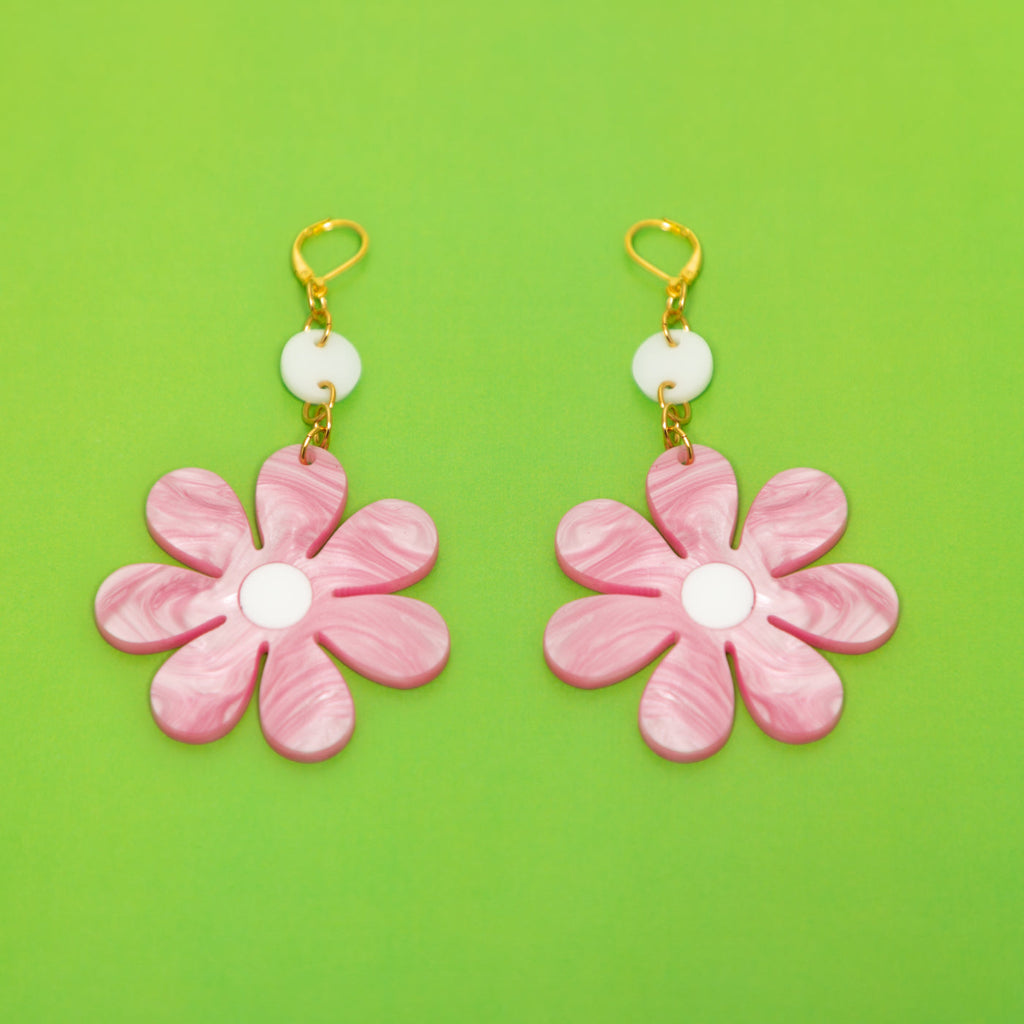 The Daisy Dot & Chain Earrings