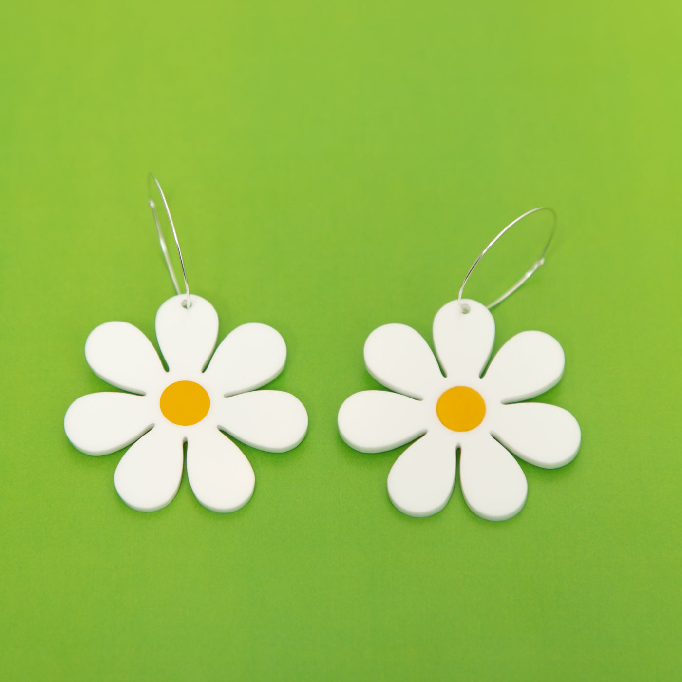 The Daisy Hoop Earrings