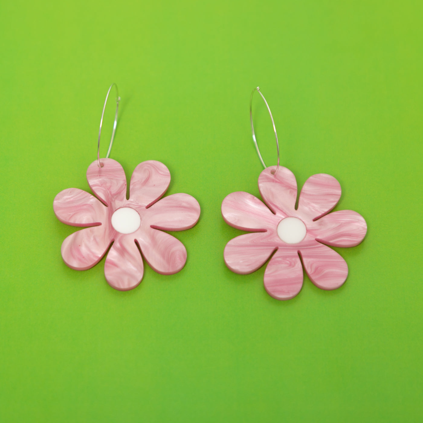 The Daisy Hoop Earrings