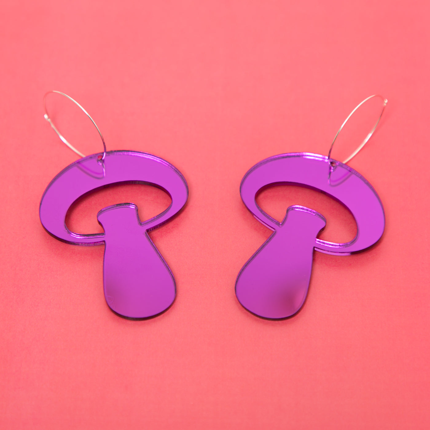 The Alice Mushroom Hoop Earrings