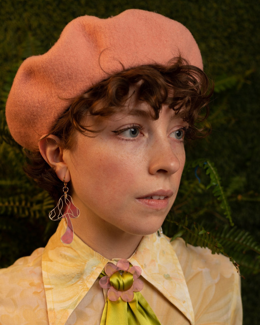 The Groovy Mushroom Dangle Earrings