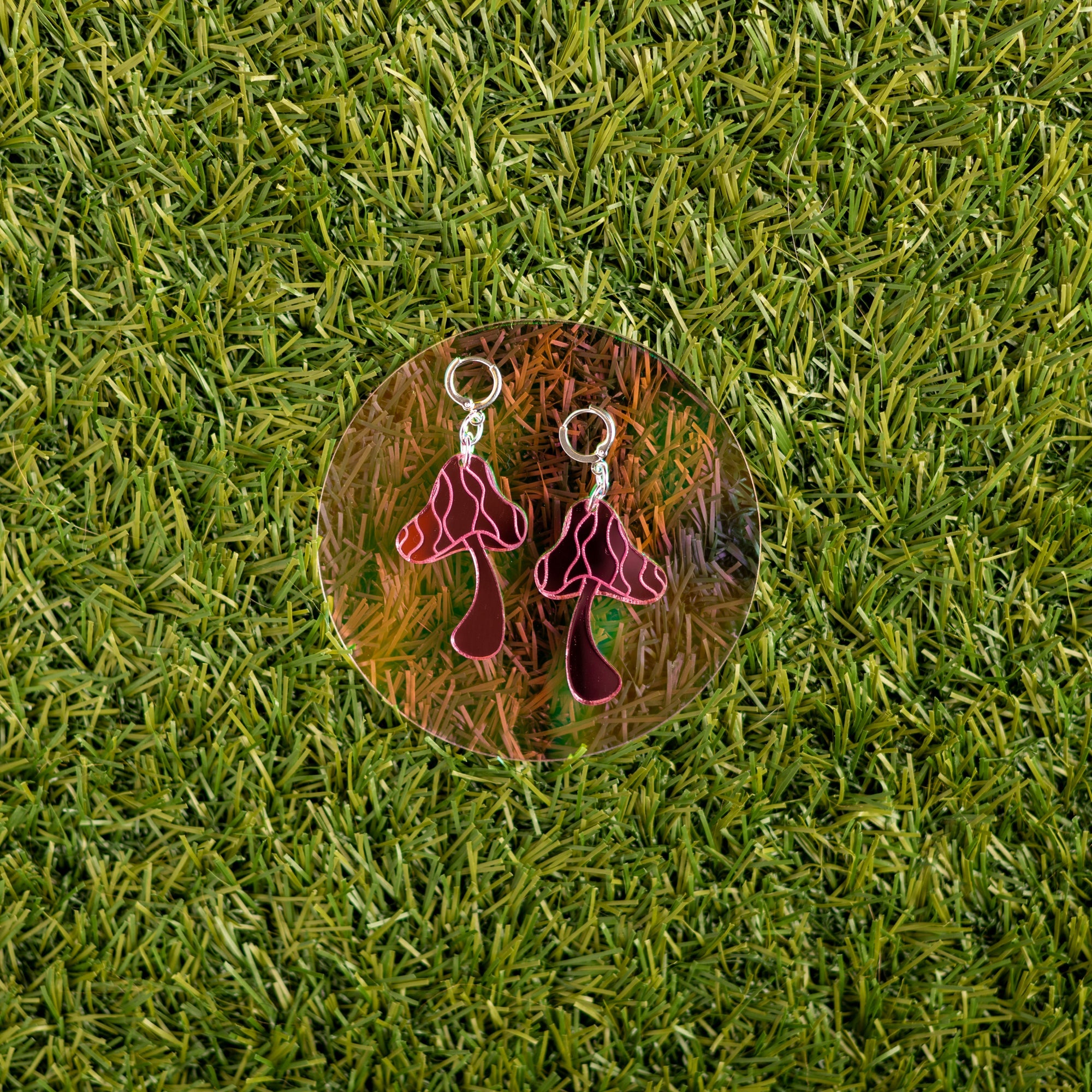 The Groovy Mushroom Dangle Earrings