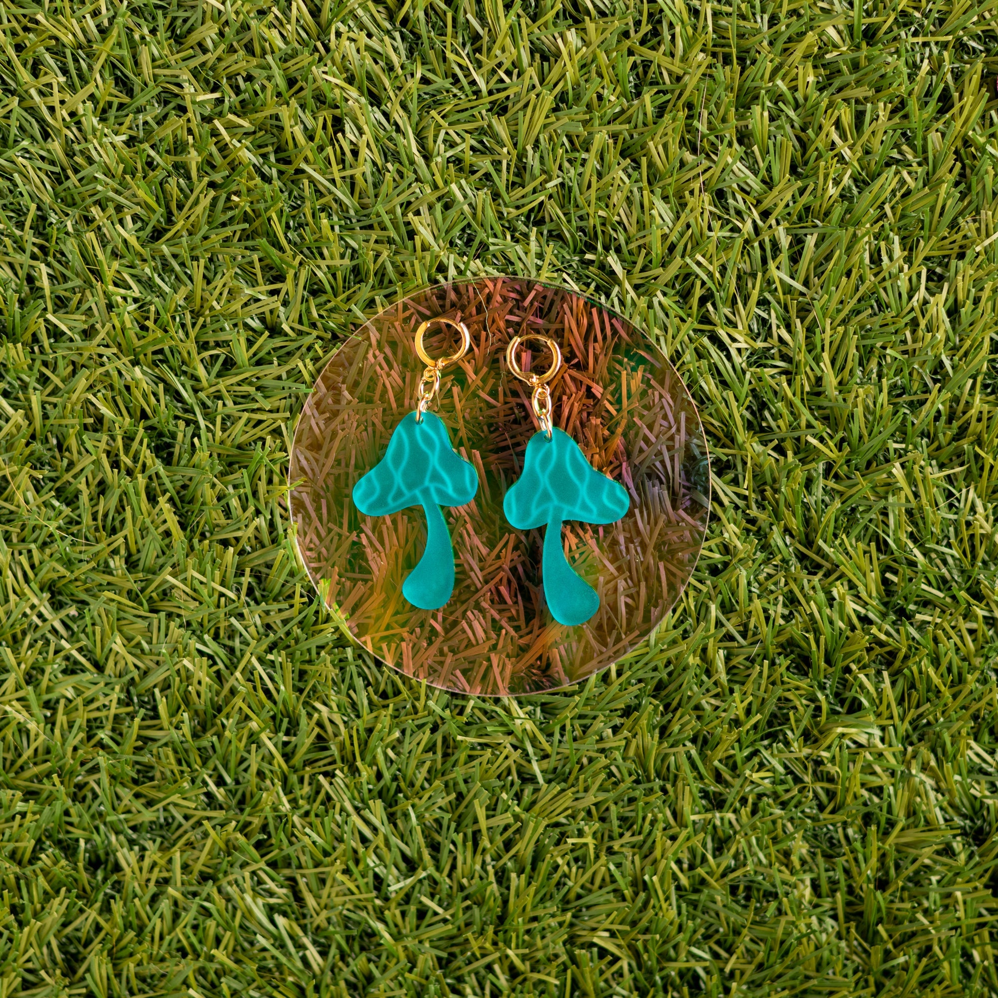 The Groovy Mushroom Dangle Earrings