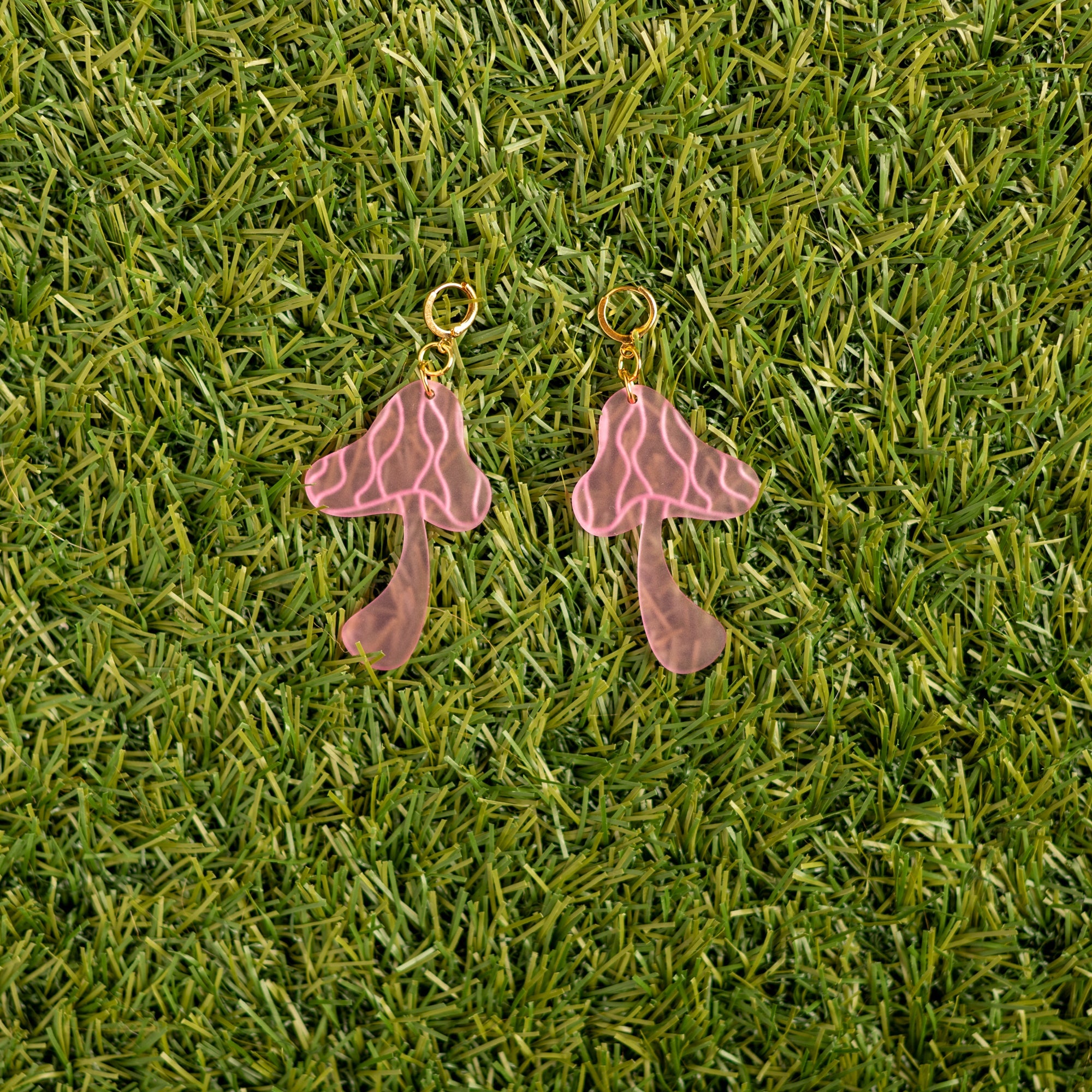 The Groovy Mushroom Dangle Earrings