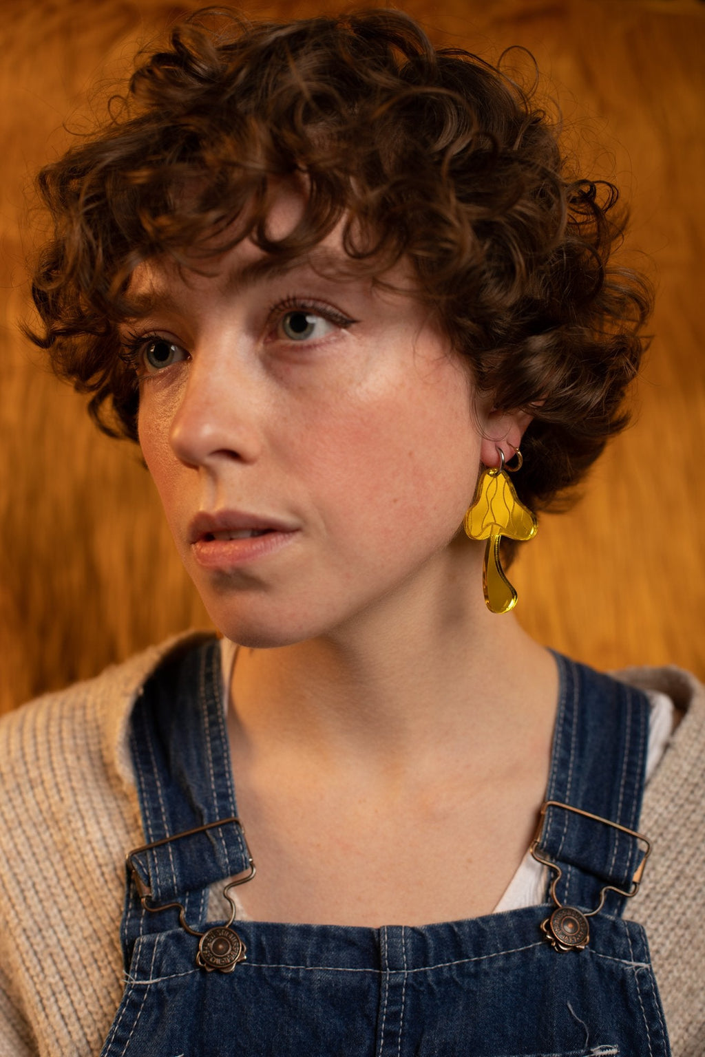 The Groovy Mushroom Hoop Earrings