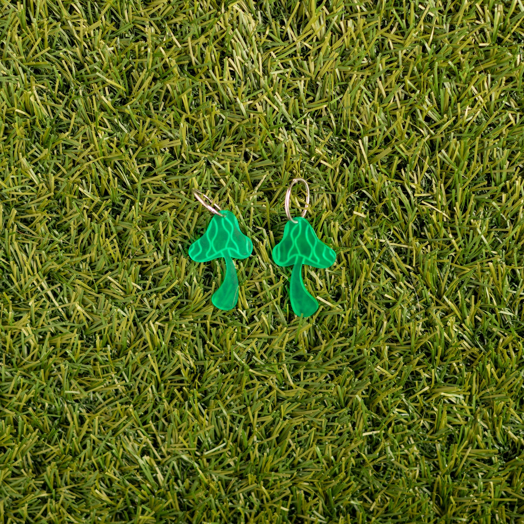 The Groovy Mushroom Hoop Earrings
