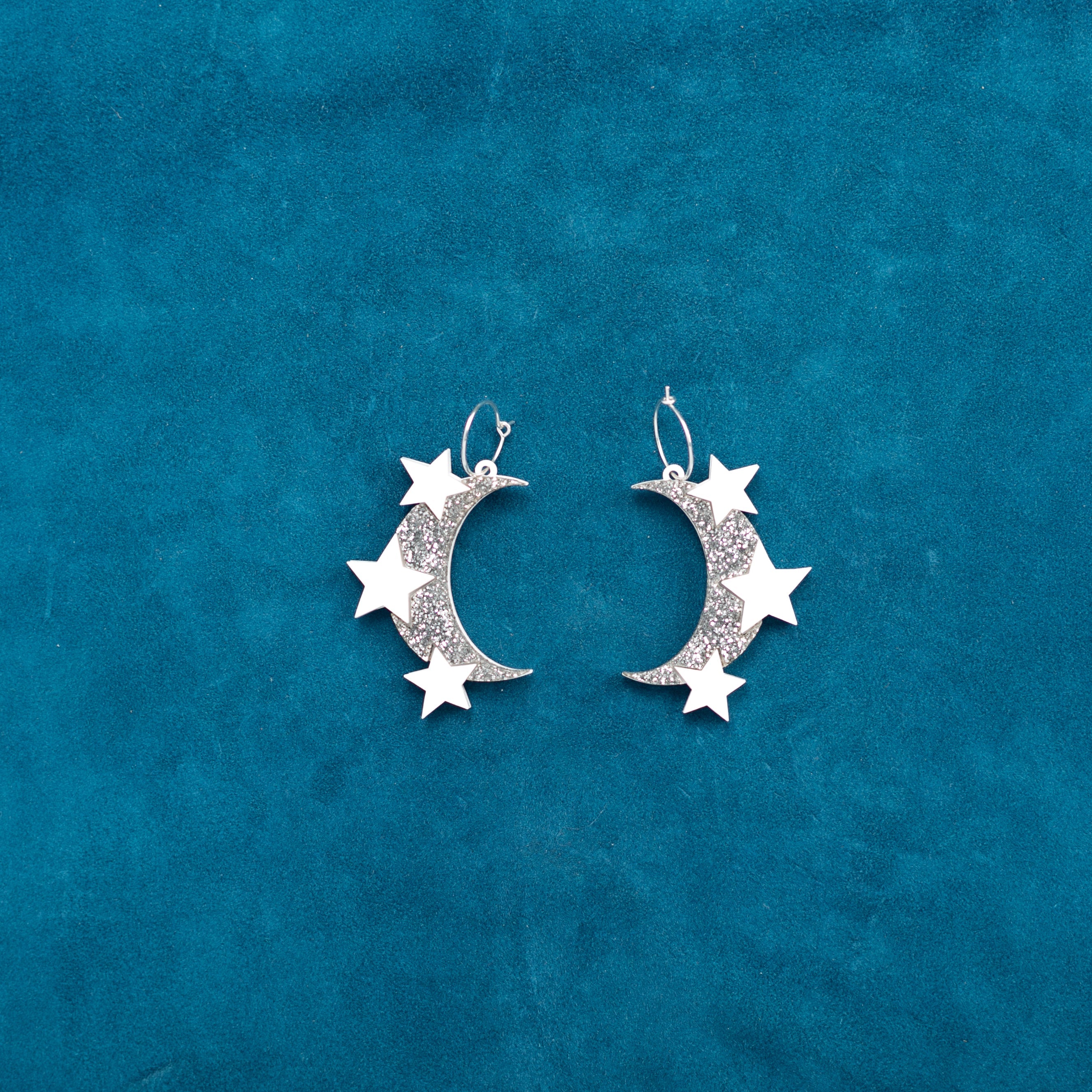 Space Oddity Moon Hoops