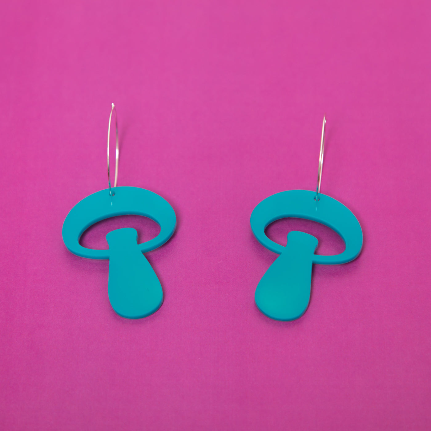 The Alice Mushroom Hoop Earrings