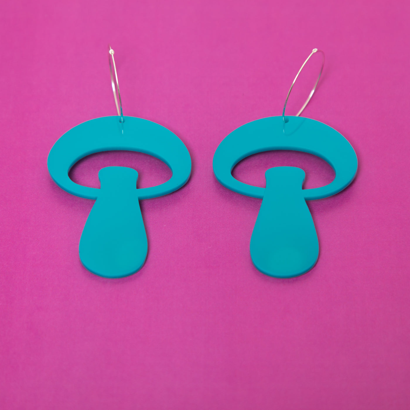 The Alice Mushroom Hoop Earrings