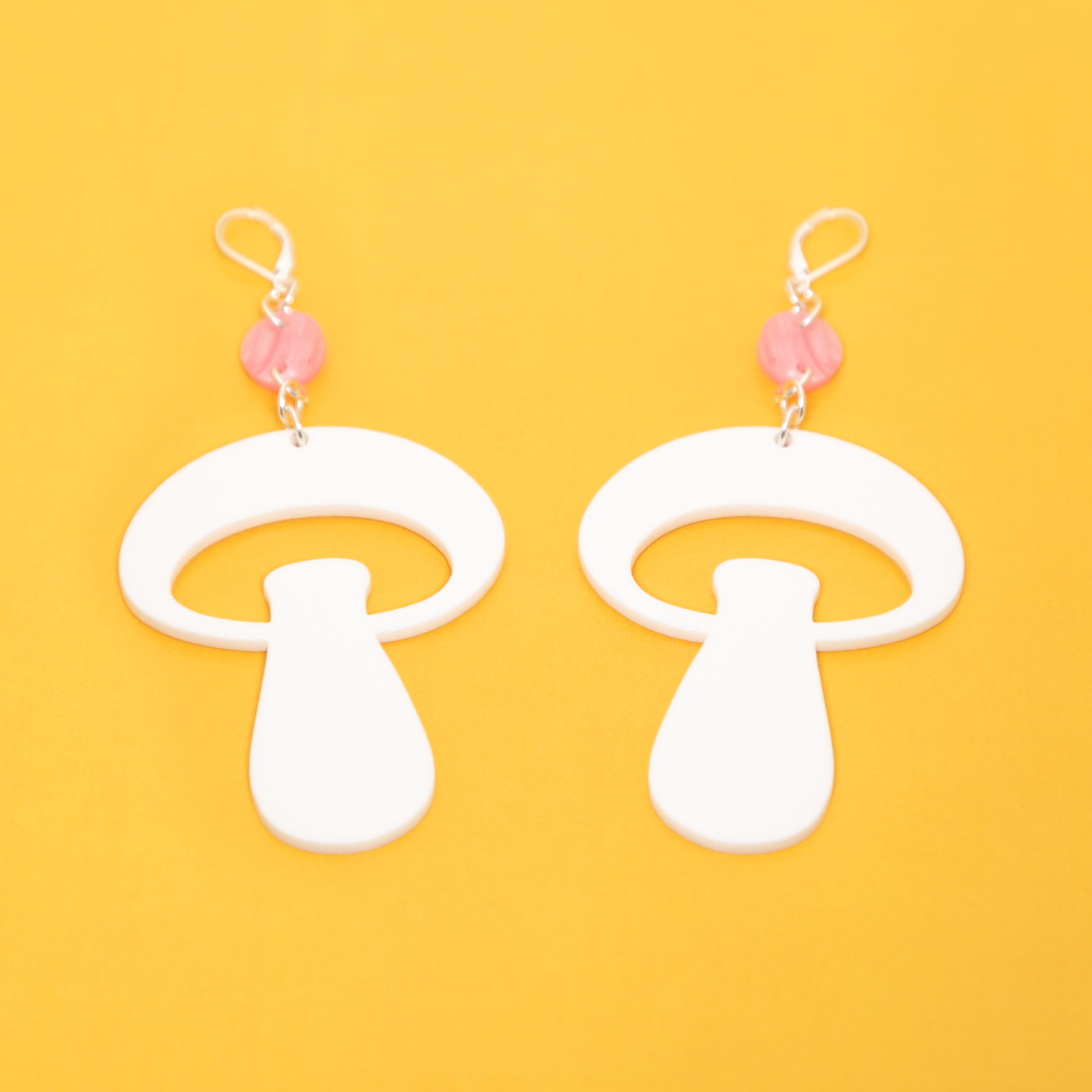 The Alice Mushroom Dot & Chain Earrings