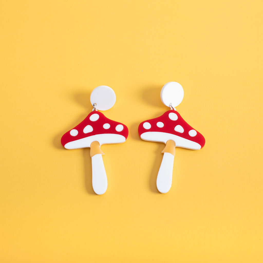 The Magic Mushroom Stud Earrings