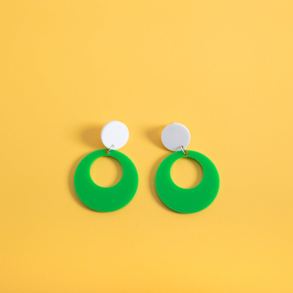 Oh Mod! Hanging Stud Earrings