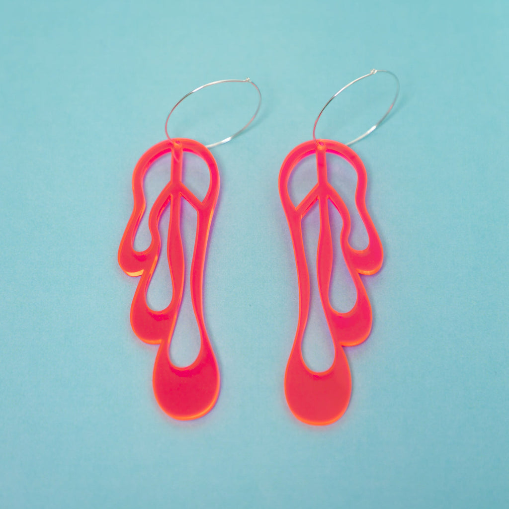 The Melting Peace Hoop Earrings