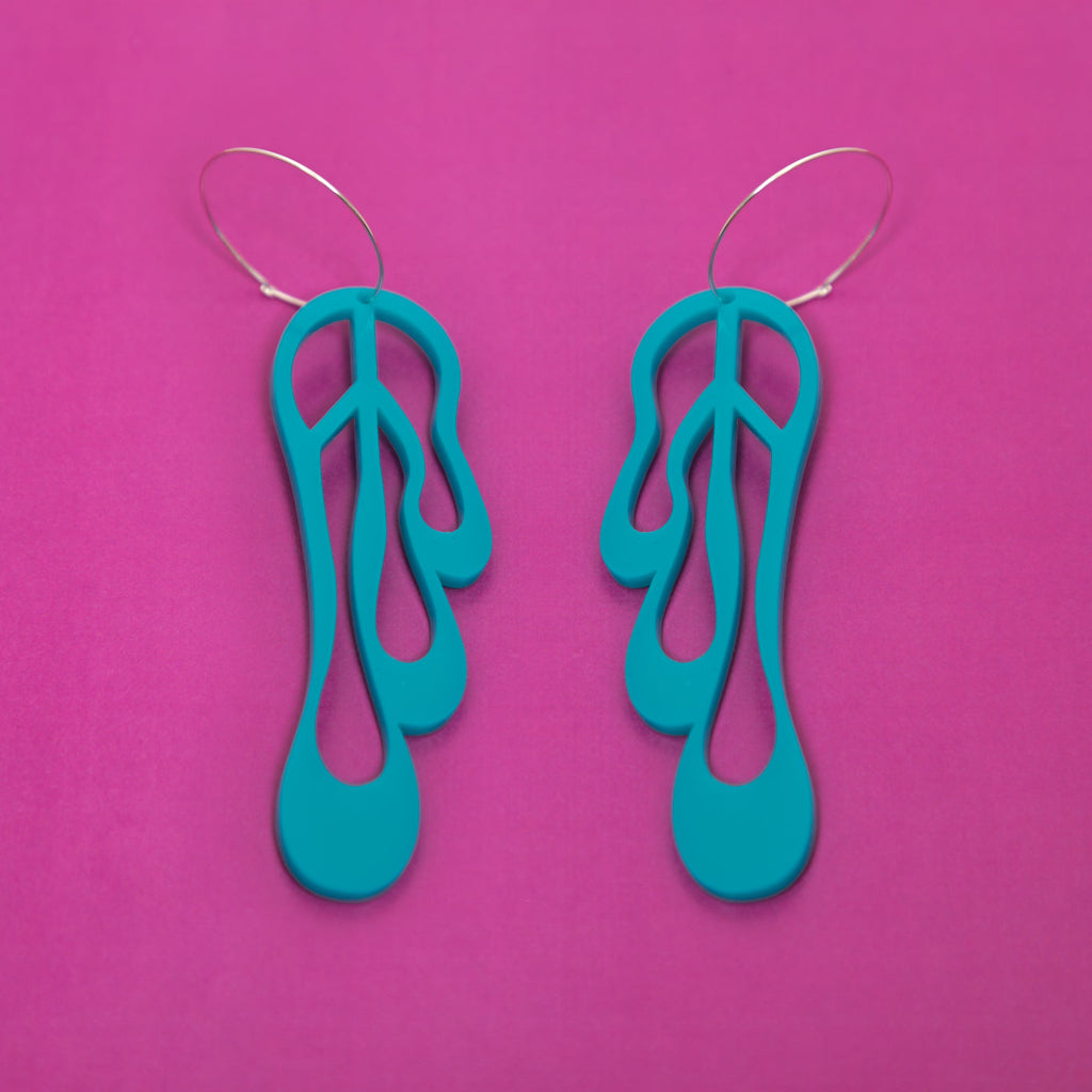 The Melting Peace Hoop Earrings