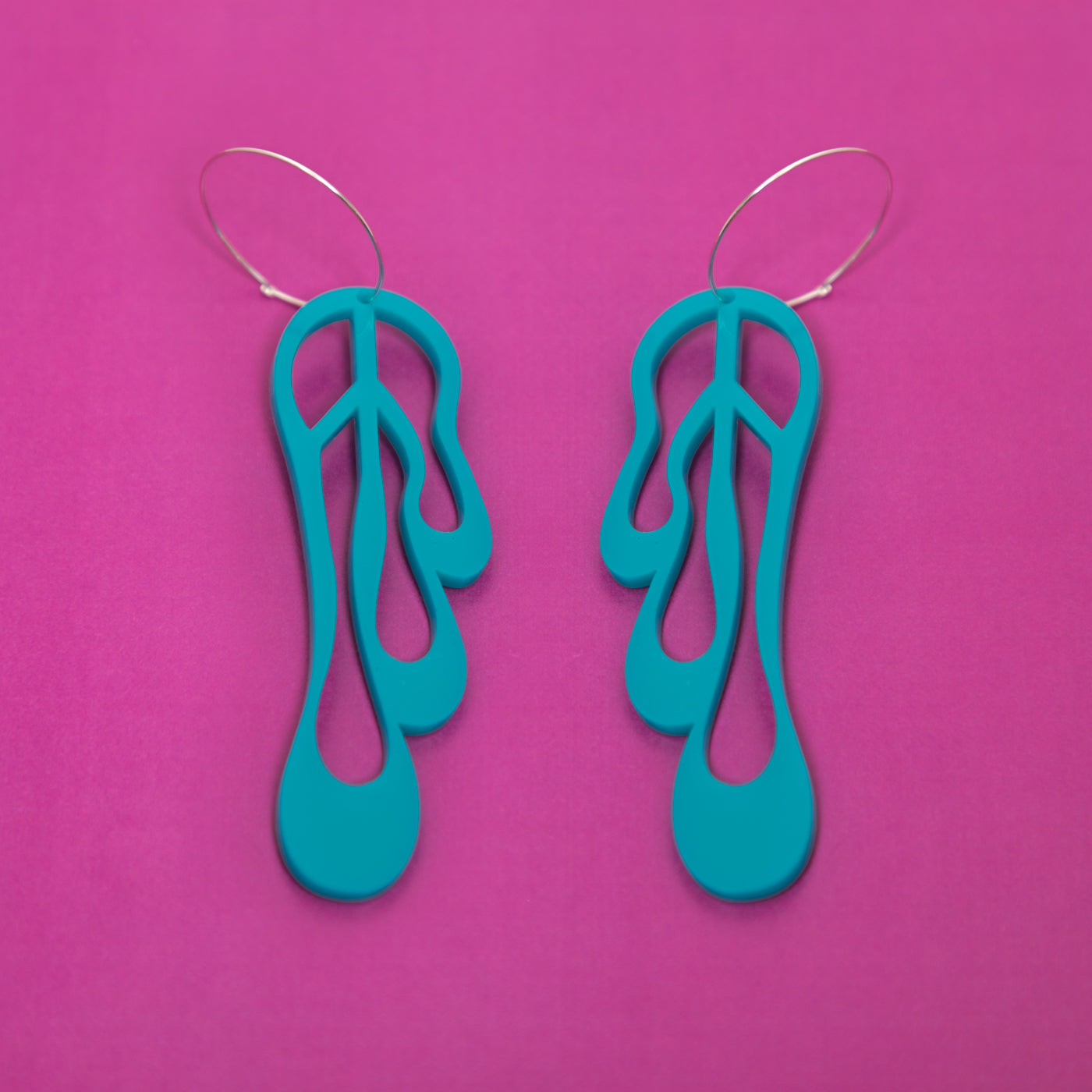 The Melting Peace Hoop Earrings