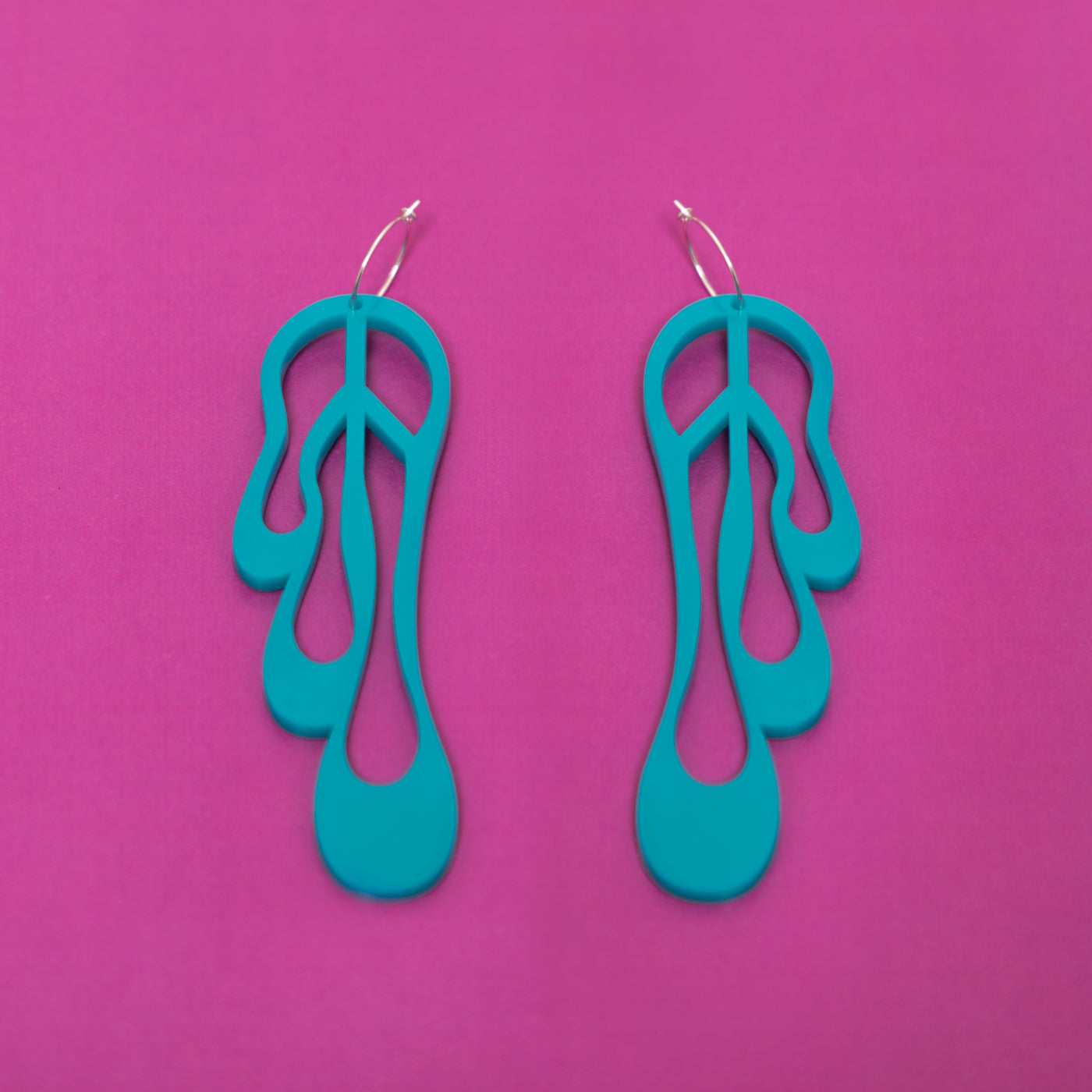 The Melting Peace Hoop Earrings