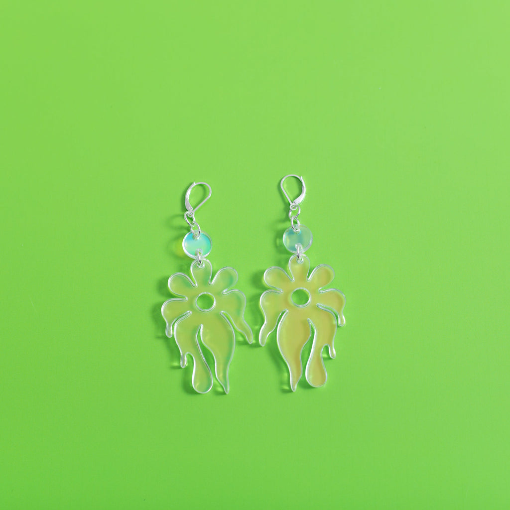 The MindFlower Dot & Chain Earrings