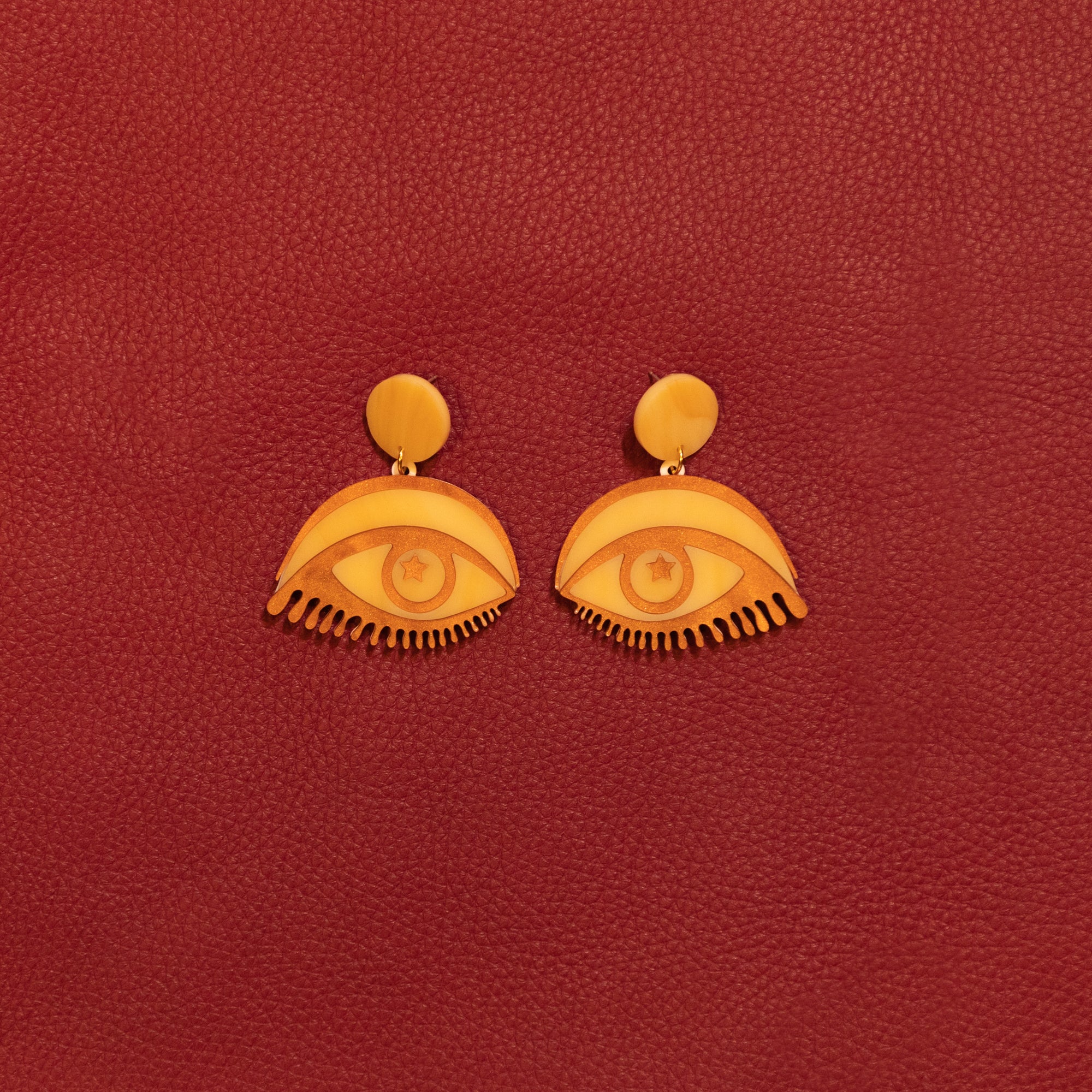 Eyes Wide Open Stud Earrings