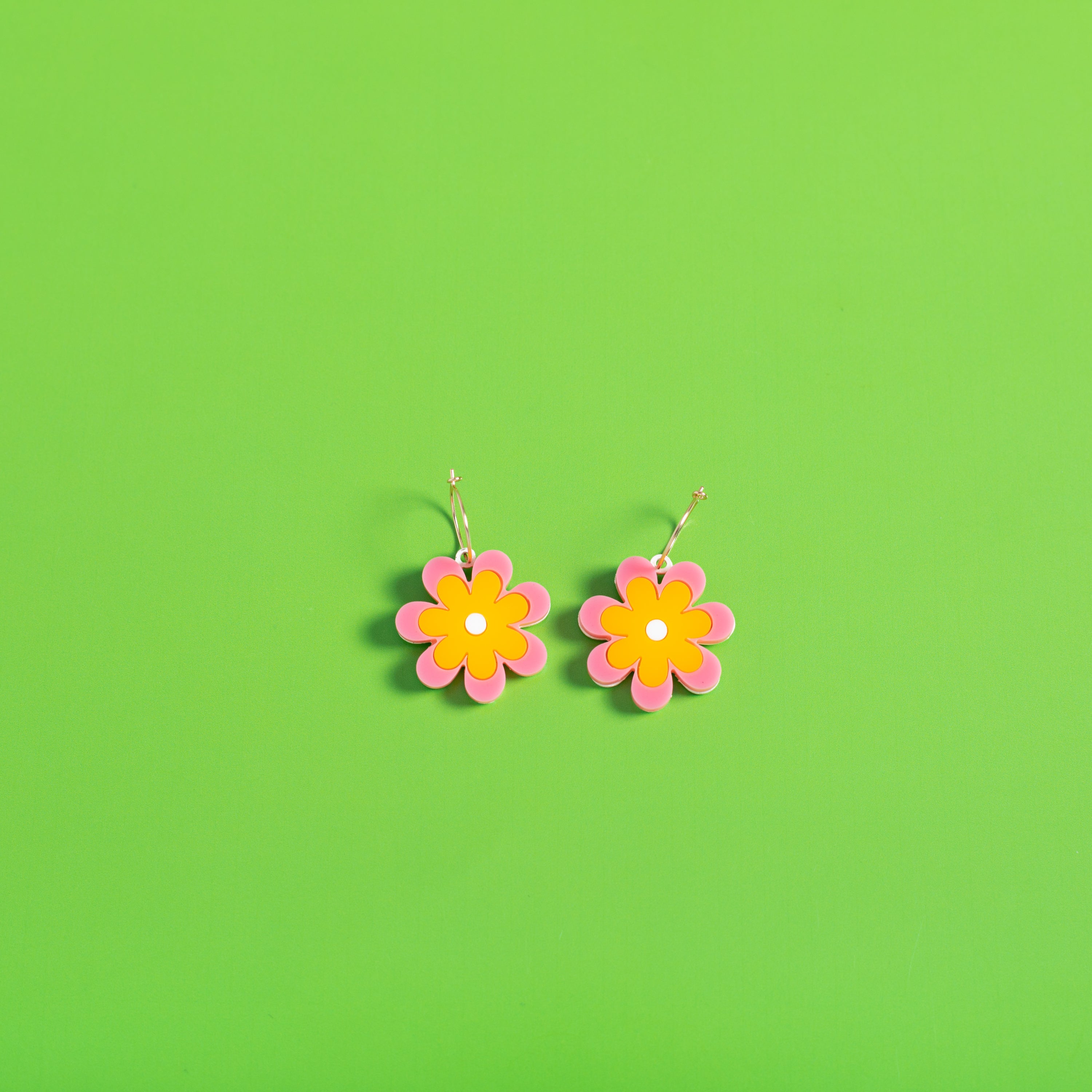 The Baby Candy Daisy Hoop Earrings