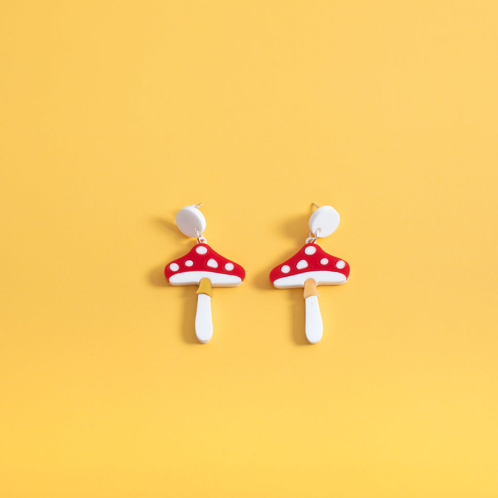 The Magic Mushroom Stud Earrings